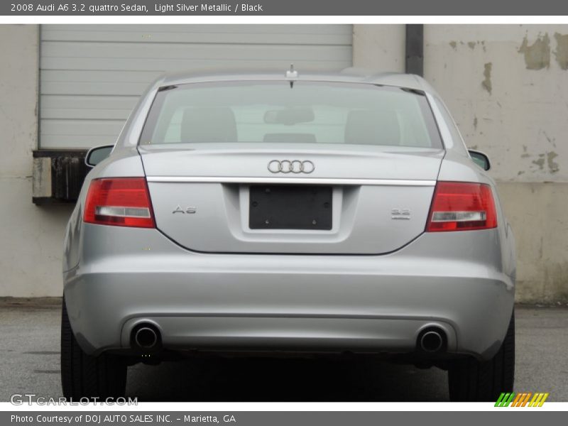 Light Silver Metallic / Black 2008 Audi A6 3.2 quattro Sedan
