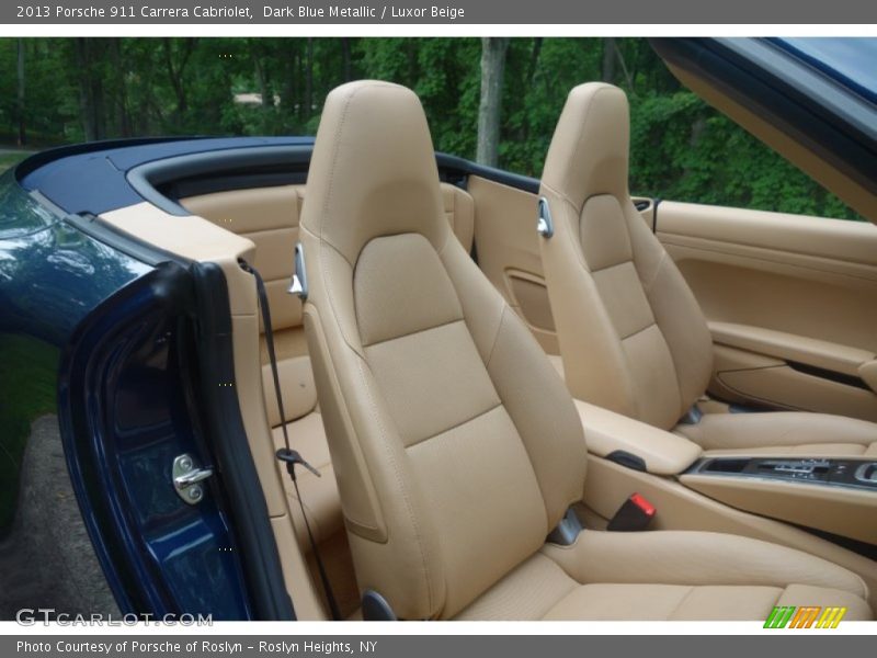 Dark Blue Metallic / Luxor Beige 2013 Porsche 911 Carrera Cabriolet
