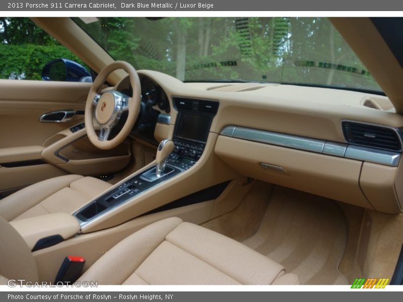 Dark Blue Metallic / Luxor Beige 2013 Porsche 911 Carrera Cabriolet