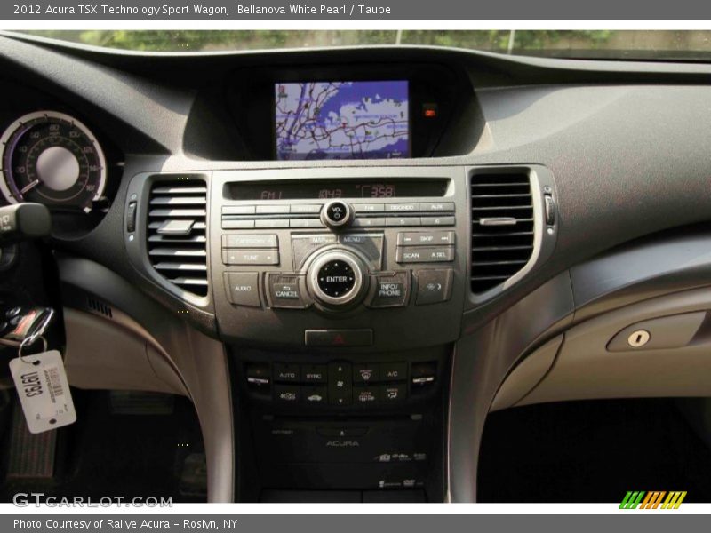 Bellanova White Pearl / Taupe 2012 Acura TSX Technology Sport Wagon