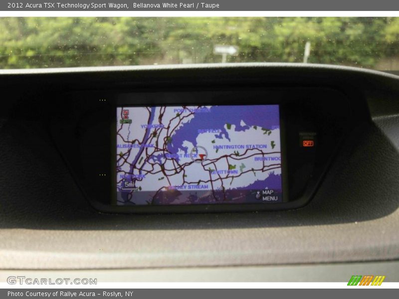 Bellanova White Pearl / Taupe 2012 Acura TSX Technology Sport Wagon