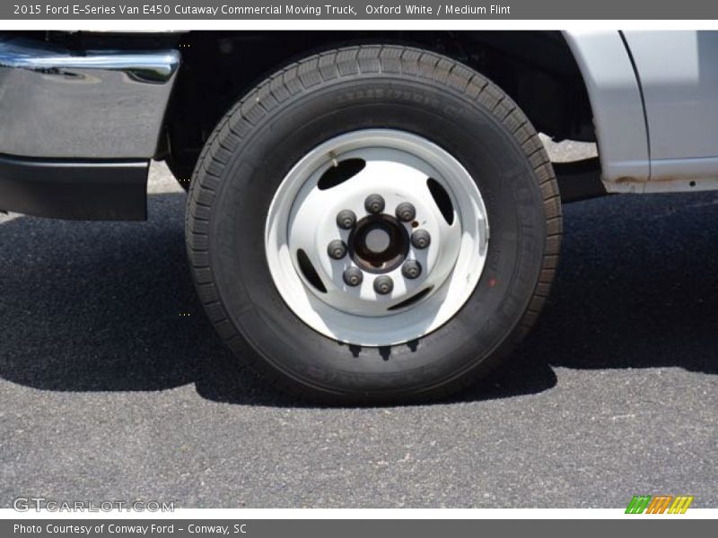 Oxford White / Medium Flint 2015 Ford E-Series Van E450 Cutaway Commercial Moving Truck