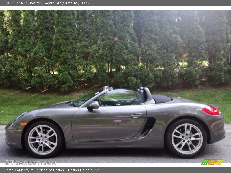 Agate Grey Metallic / Black 2013 Porsche Boxster