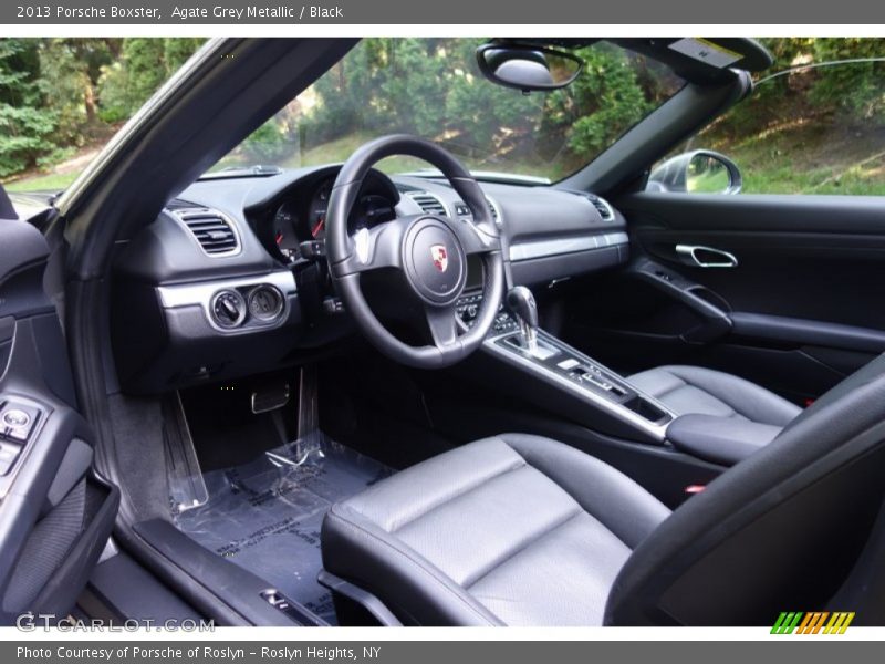 Agate Grey Metallic / Black 2013 Porsche Boxster