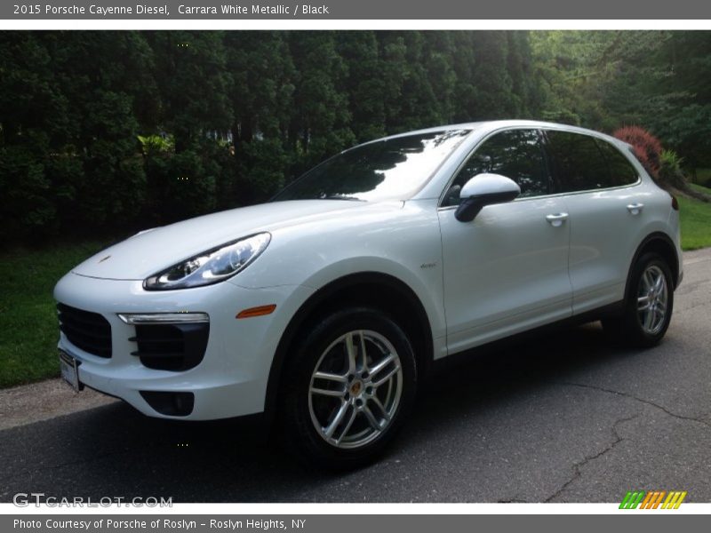 Carrara White Metallic / Black 2015 Porsche Cayenne Diesel