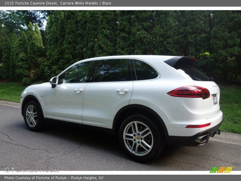 Carrara White Metallic / Black 2015 Porsche Cayenne Diesel