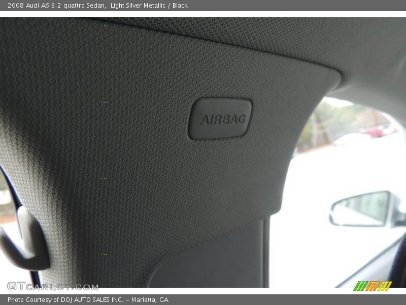 Light Silver Metallic / Black 2008 Audi A6 3.2 quattro Sedan