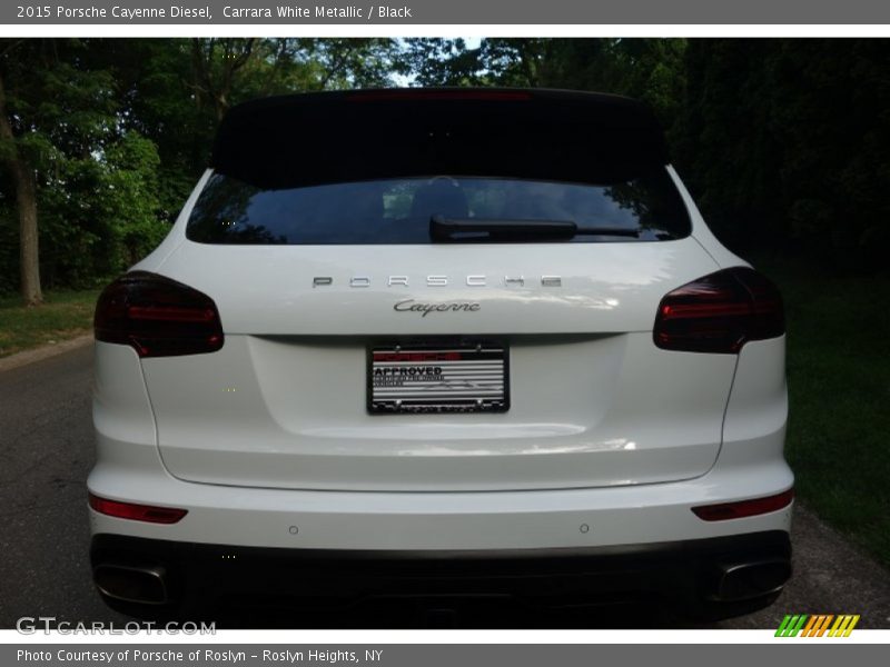 Carrara White Metallic / Black 2015 Porsche Cayenne Diesel