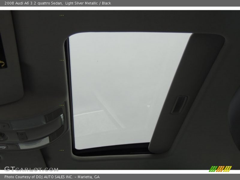 Light Silver Metallic / Black 2008 Audi A6 3.2 quattro Sedan