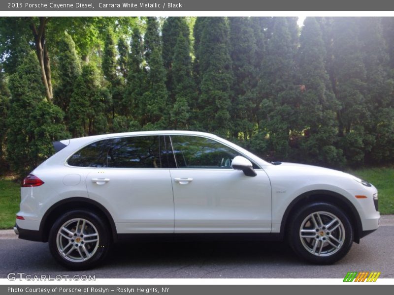 Carrara White Metallic / Black 2015 Porsche Cayenne Diesel