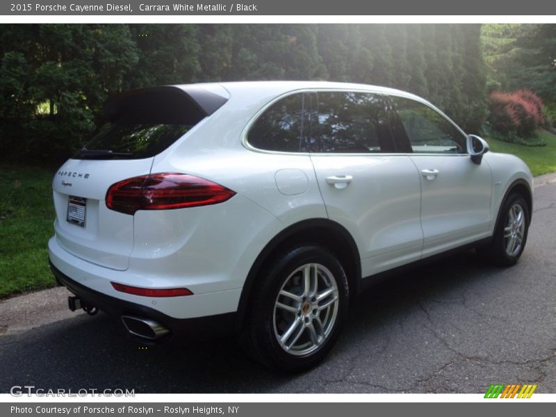 Carrara White Metallic / Black 2015 Porsche Cayenne Diesel