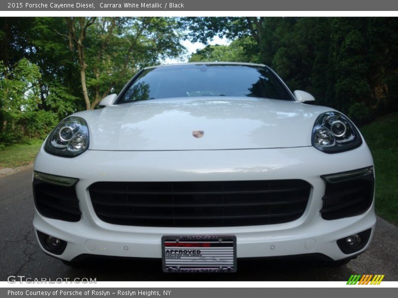 Carrara White Metallic / Black 2015 Porsche Cayenne Diesel