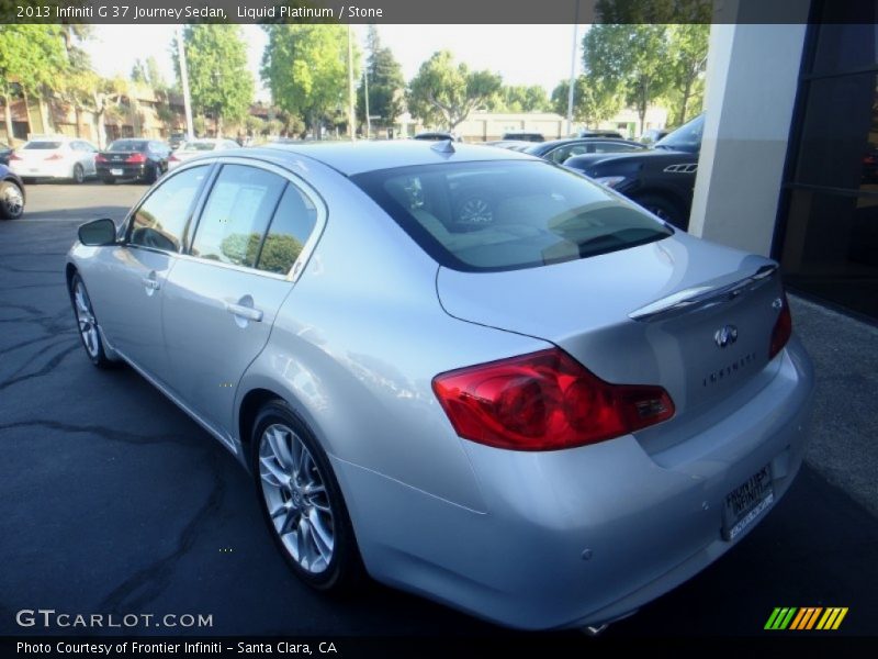 Liquid Platinum / Stone 2013 Infiniti G 37 Journey Sedan