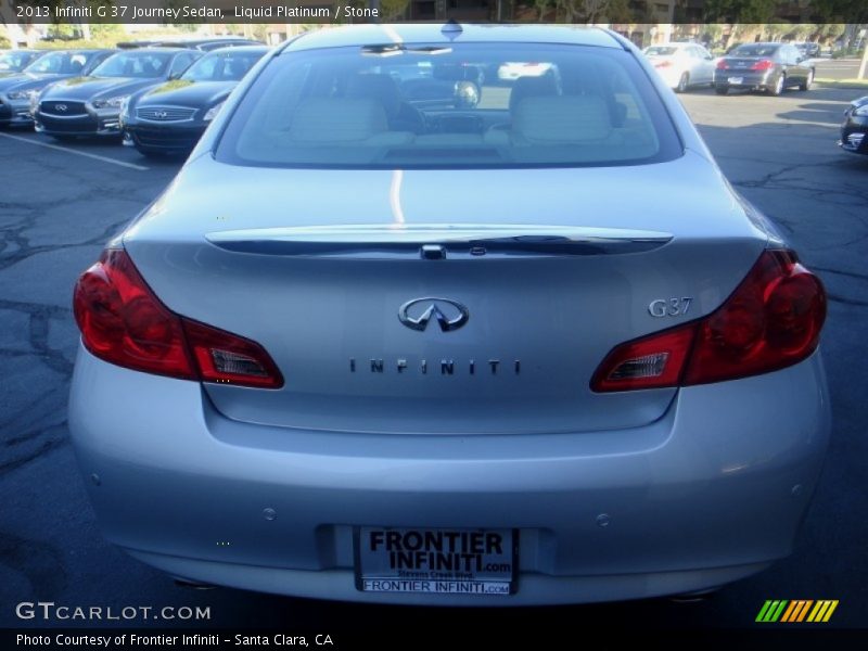 Liquid Platinum / Stone 2013 Infiniti G 37 Journey Sedan