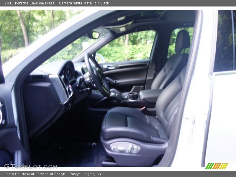 Carrara White Metallic / Black 2015 Porsche Cayenne Diesel