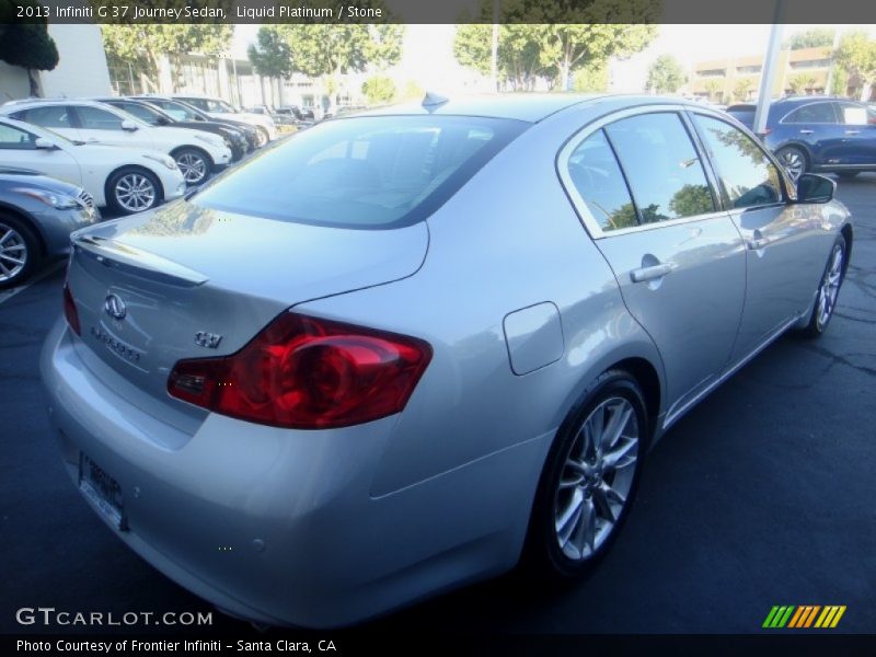 Liquid Platinum / Stone 2013 Infiniti G 37 Journey Sedan
