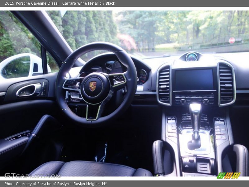 Carrara White Metallic / Black 2015 Porsche Cayenne Diesel