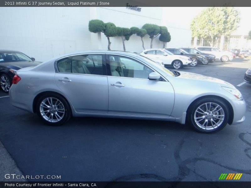 Liquid Platinum / Stone 2013 Infiniti G 37 Journey Sedan