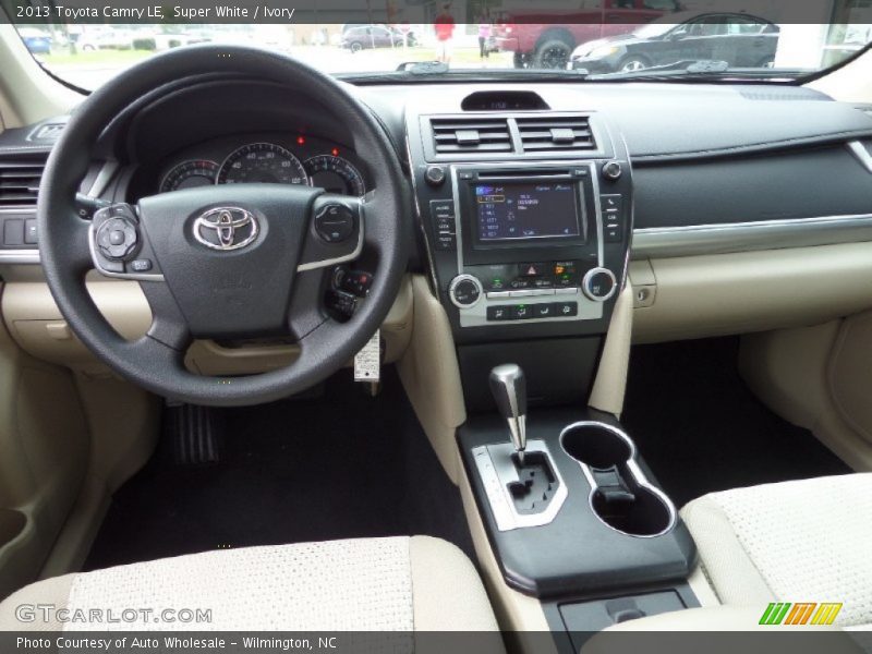 Super White / Ivory 2013 Toyota Camry LE