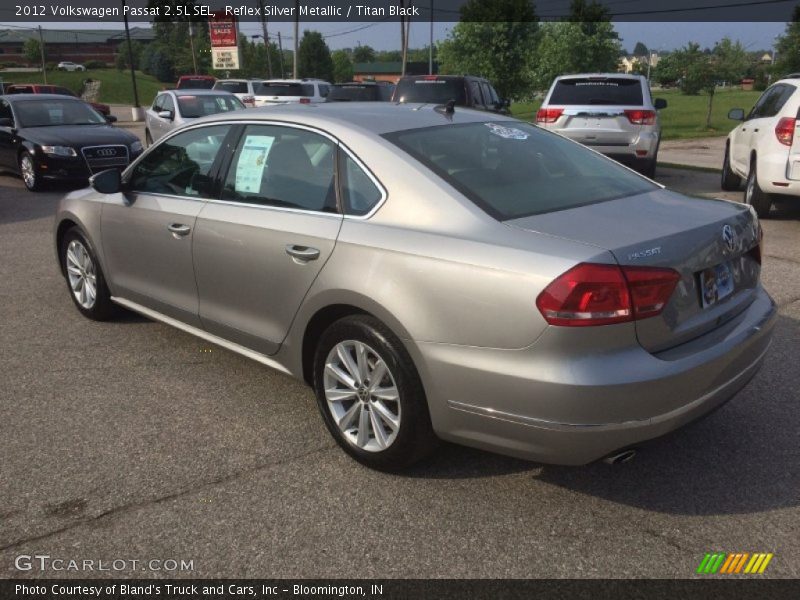 Reflex Silver Metallic / Titan Black 2012 Volkswagen Passat 2.5L SEL