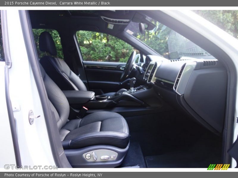 Carrara White Metallic / Black 2015 Porsche Cayenne Diesel