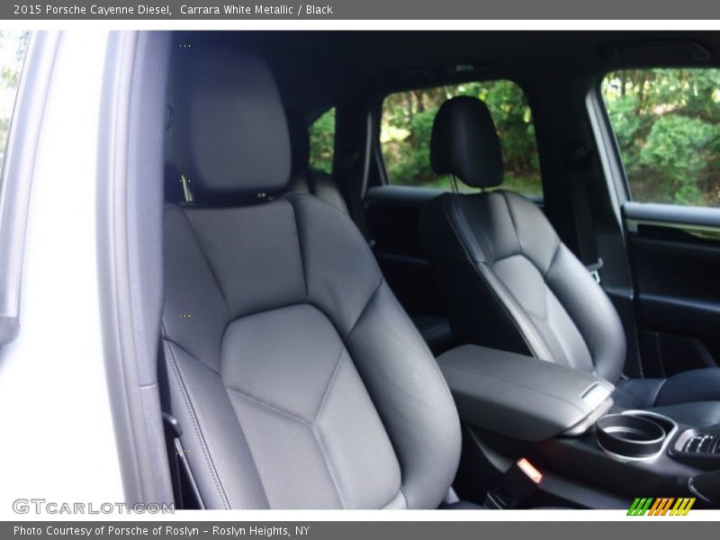 Carrara White Metallic / Black 2015 Porsche Cayenne Diesel