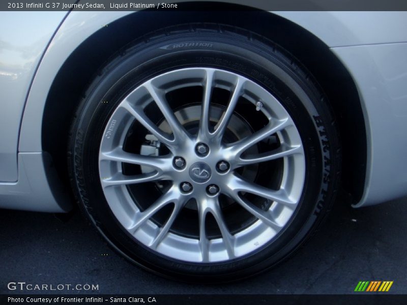 Liquid Platinum / Stone 2013 Infiniti G 37 Journey Sedan