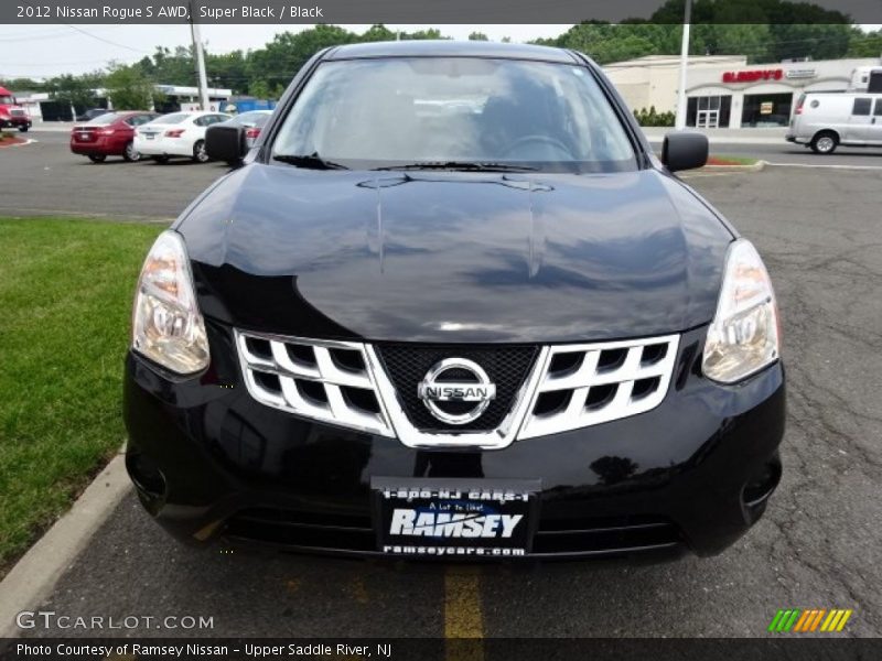 Super Black / Black 2012 Nissan Rogue S AWD
