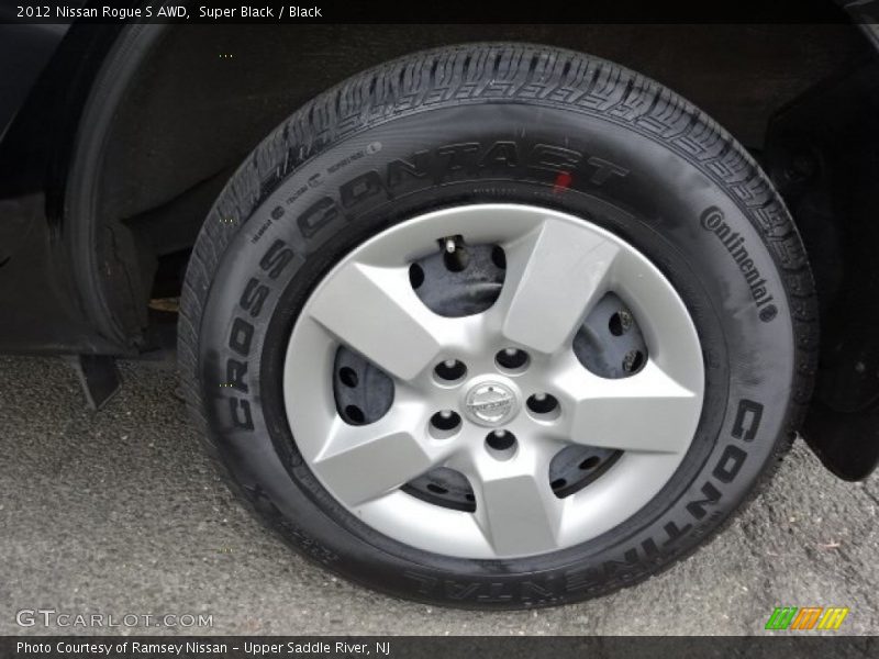 Super Black / Black 2012 Nissan Rogue S AWD