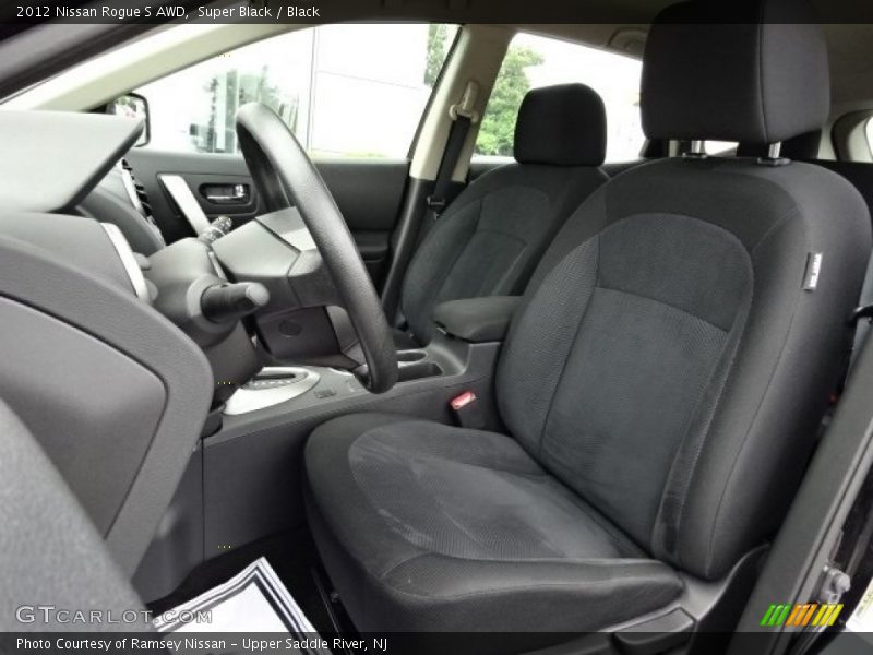 Super Black / Black 2012 Nissan Rogue S AWD