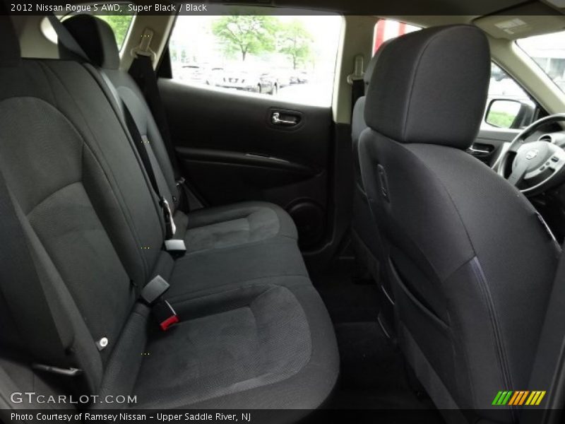 Super Black / Black 2012 Nissan Rogue S AWD