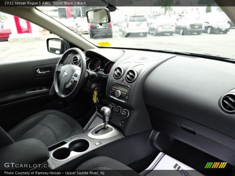 Super Black / Black 2012 Nissan Rogue S AWD