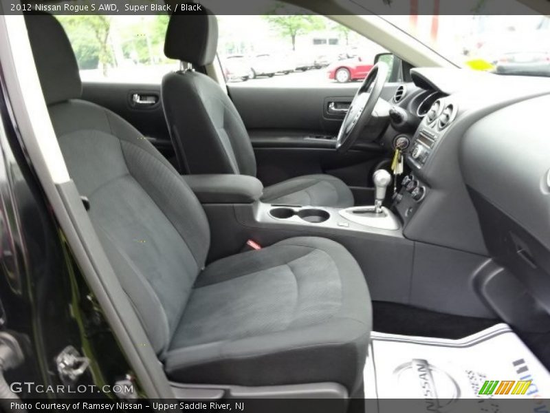 Super Black / Black 2012 Nissan Rogue S AWD