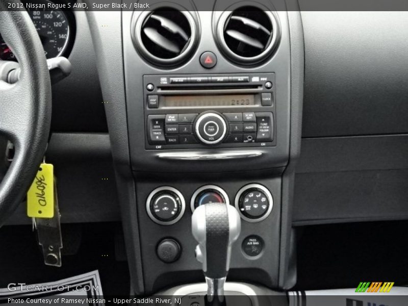 Super Black / Black 2012 Nissan Rogue S AWD