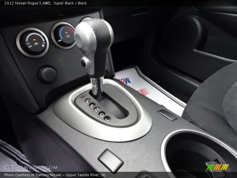 Super Black / Black 2012 Nissan Rogue S AWD