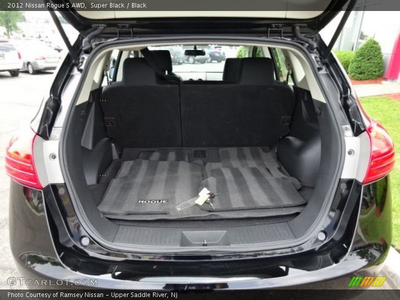 Super Black / Black 2012 Nissan Rogue S AWD