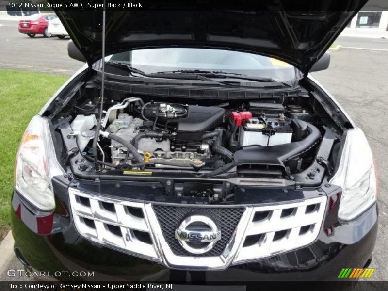 Super Black / Black 2012 Nissan Rogue S AWD