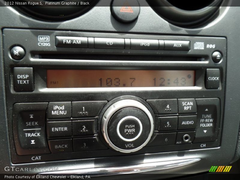 Platinum Graphite / Black 2012 Nissan Rogue S