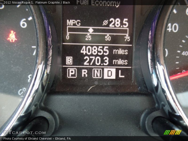 Platinum Graphite / Black 2012 Nissan Rogue S