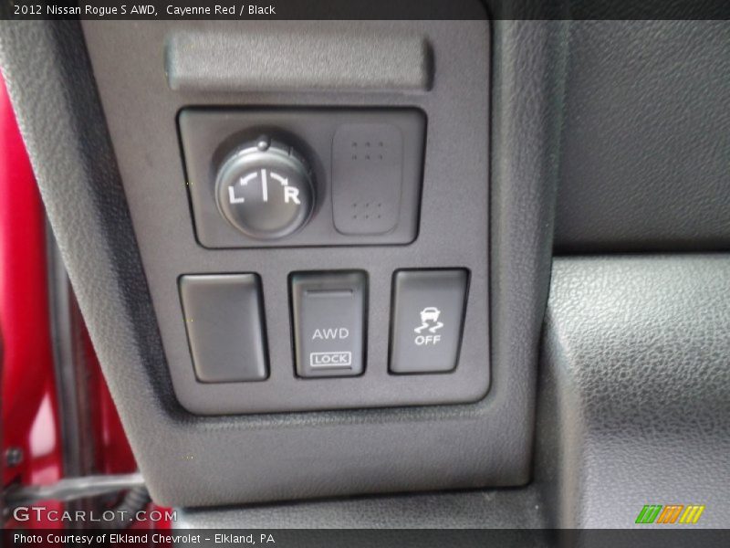 Cayenne Red / Black 2012 Nissan Rogue S AWD