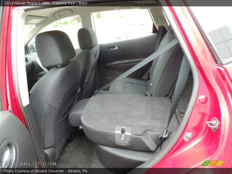 Cayenne Red / Black 2012 Nissan Rogue S AWD