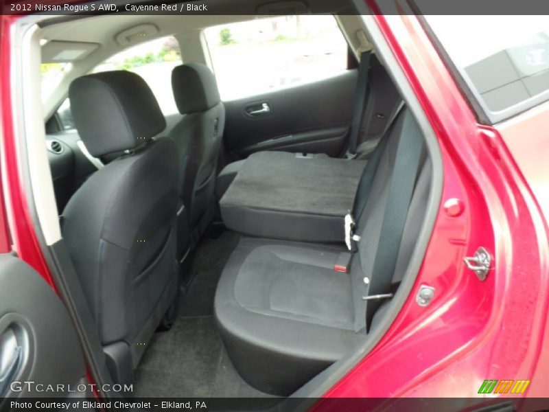 Cayenne Red / Black 2012 Nissan Rogue S AWD