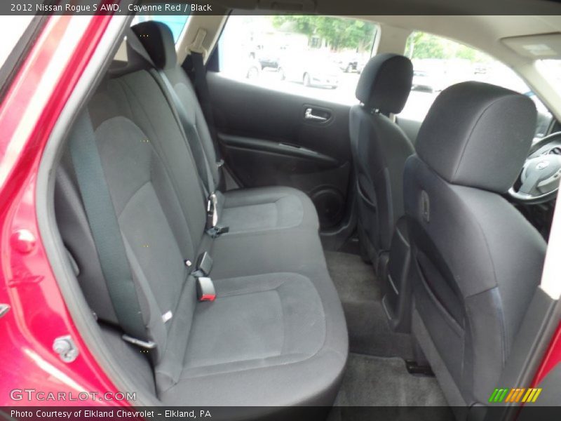 Cayenne Red / Black 2012 Nissan Rogue S AWD