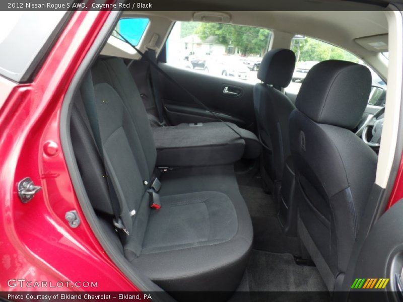 Cayenne Red / Black 2012 Nissan Rogue S AWD