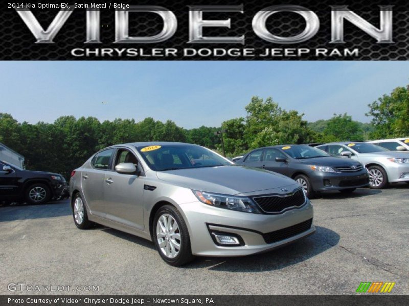 Satin Metal / Beige 2014 Kia Optima EX