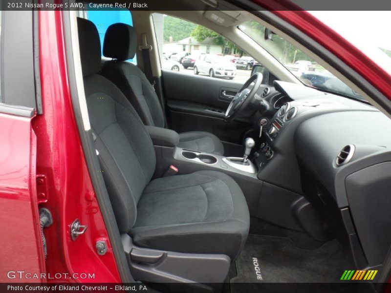 Cayenne Red / Black 2012 Nissan Rogue S AWD