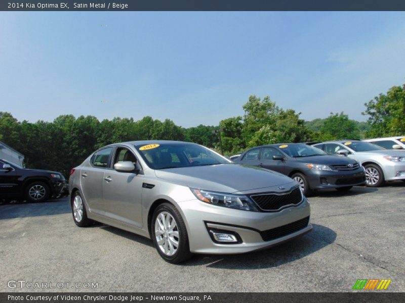 Satin Metal / Beige 2014 Kia Optima EX