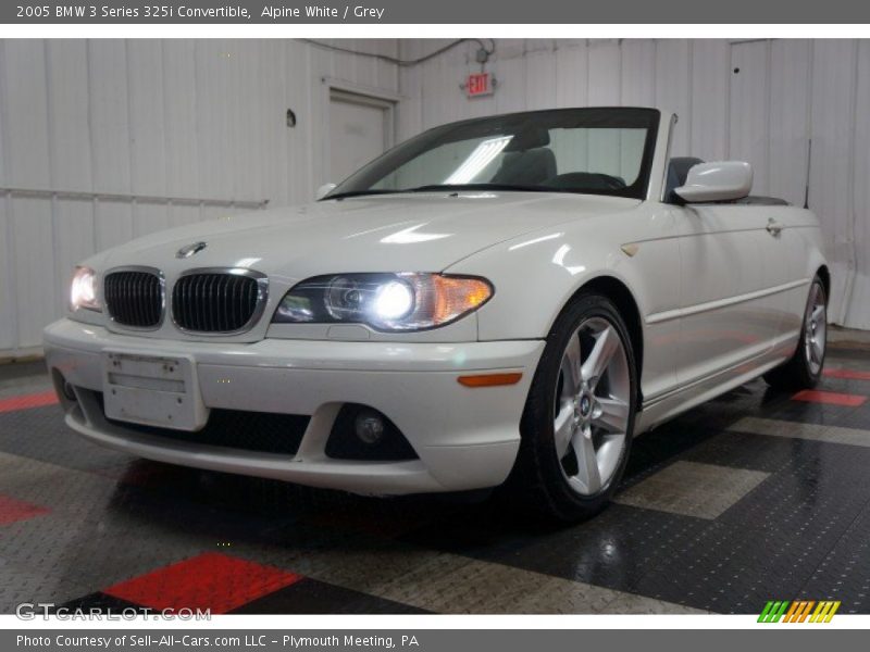 Alpine White / Grey 2005 BMW 3 Series 325i Convertible