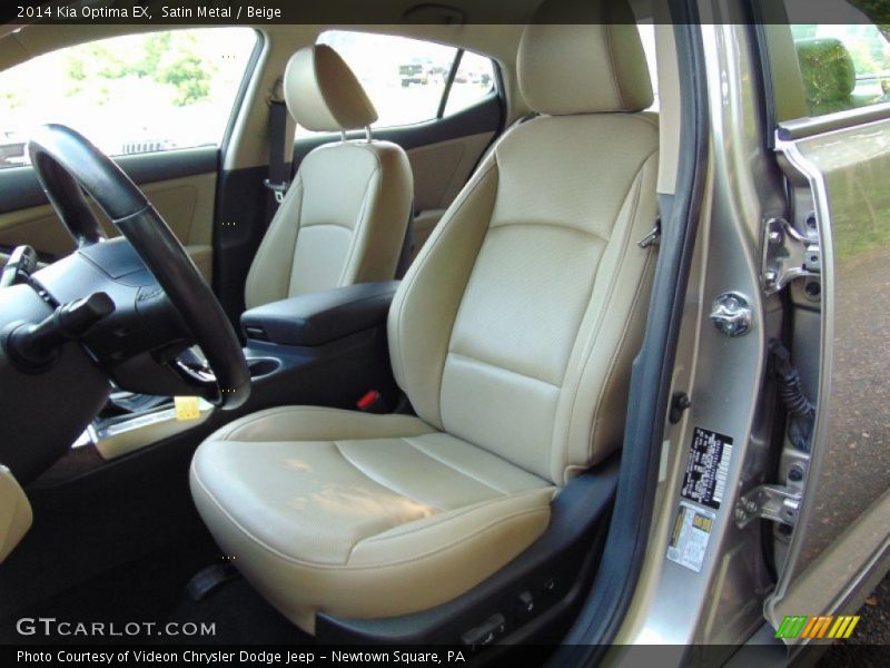 Satin Metal / Beige 2014 Kia Optima EX