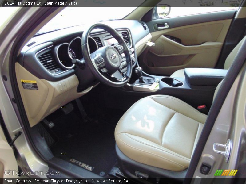 Satin Metal / Beige 2014 Kia Optima EX